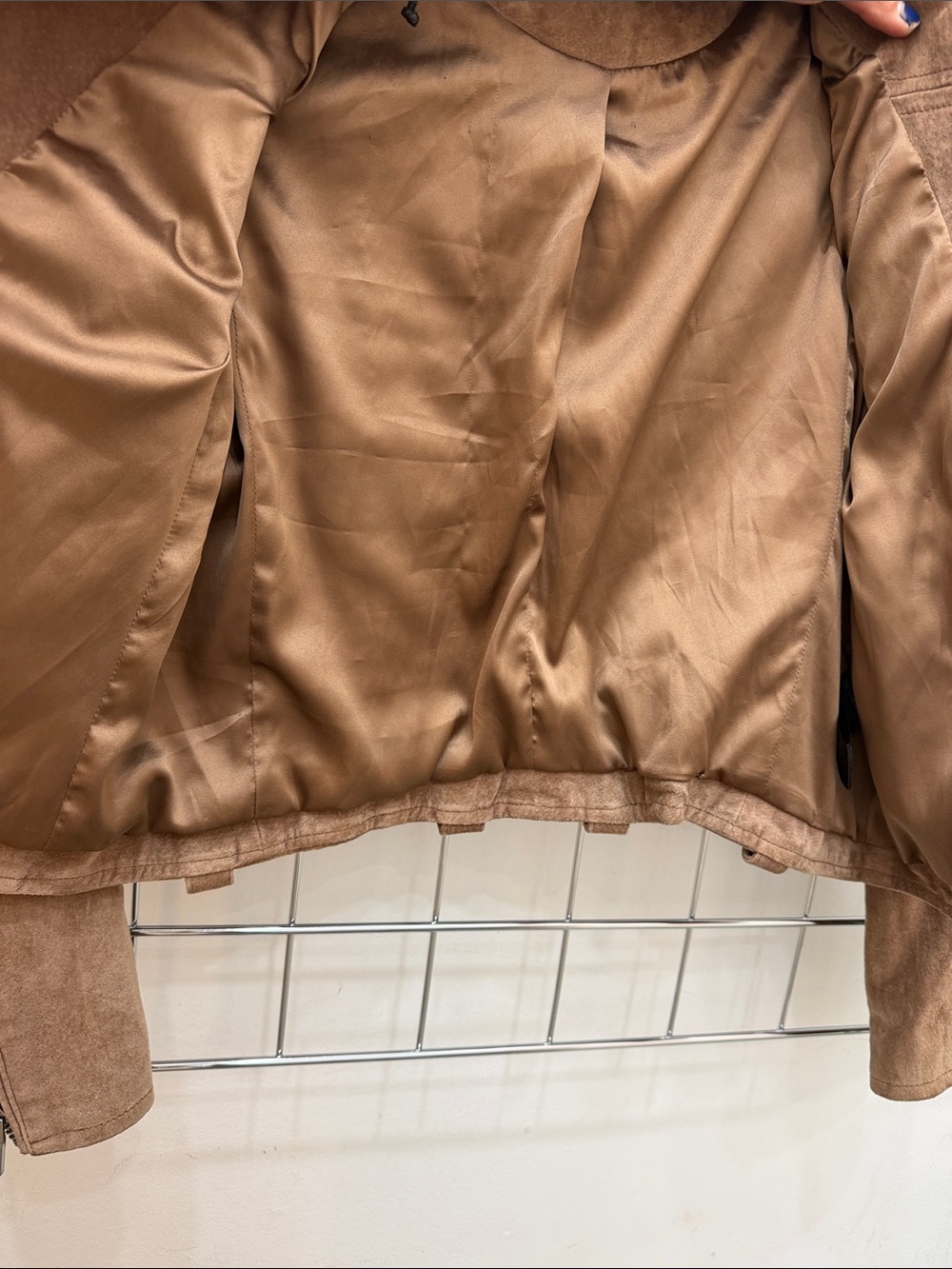 Blank NYC Brown Suede Moto Jacket - Picture 6 of 6
